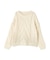 FOIL PRINT KNIT TOPS／箔プリントニットトップス