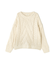 FOIL PRINT KNIT TOPS／箔プリントニットトップス
