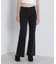 SATIN FLARE STRECH PANTS／サテンフレアストレッチパンツ