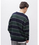 V-NECK BORDER KNIT ／ Vネック ボーダー ニット ／ AVIREX ／ アヴィレックス