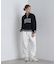 《直営店限定》LINE RIB LOGO SWEAT／ラインリブ ロゴスウェット