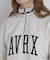 《直営店限定》LINE RIB LOGO SWEAT／ラインリブ ロゴスウェット