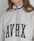 《直営店限定》LINE RIB LOGO SWEAT／ラインリブ ロゴスウェット