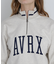 《直営店限定》LINE RIB LOGO SWEAT／ラインリブ ロゴスウェット