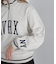 《直営店限定》LINE RIB LOGO SWEAT／ラインリブ ロゴスウェット