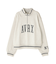 《直営店限定》LINE RIB LOGO SWEAT／ラインリブ ロゴスウェット