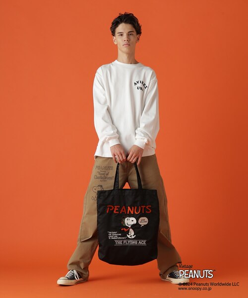 AVIREX × PEANUTS》TOTE BAG 