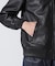《WEB&DEPOT限定》LEATHER HOODIE／レザーフードジャケット
