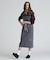 BELT PRINT DENIM JUMPER SKIRT／ベルトプリントデニムジャンパースカート