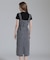 BELT PRINT DENIM JUMPER SKIRT／ベルトプリントデニムジャンパースカート