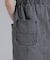 BELT PRINT DENIM JUMPER SKIRT／ベルトプリントデニムジャンパースカート
