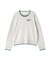 COLOR LINE BACK LOGO KNIT TOPS／カラーライン バックロゴトップス