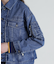 L／S EMBOSSING DENIM JACKET／エンボス デニムジャケット