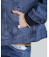 L／S EMBOSSING DENIM JACKET／エンボス デニムジャケット