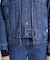 L／S EMBOSSING DENIM JACKET／エンボス デニムジャケット