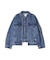 L／S EMBOSSING DENIM JACKET／エンボス デニムジャケット