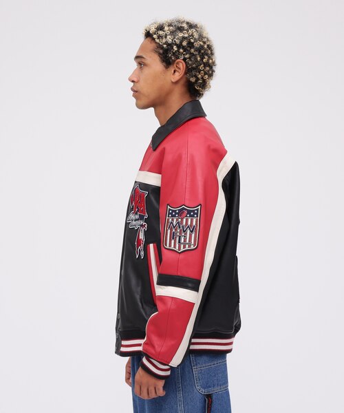 VARSITY JACKET RED AXES ／ バーシティジャケット レッドアクシズ