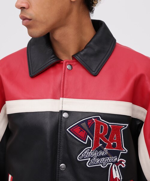VARSITY JACKET RED AXES ／ バーシティジャケット レッドアクシズ