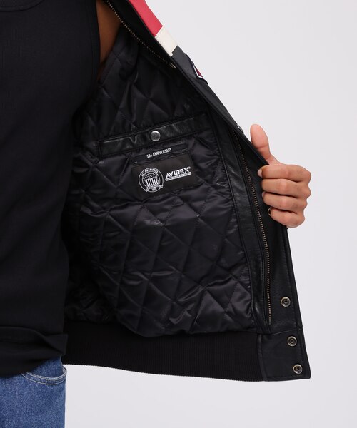 VARSITY JACKET RED AXES ／ バーシティジャケット レッドアクシズ