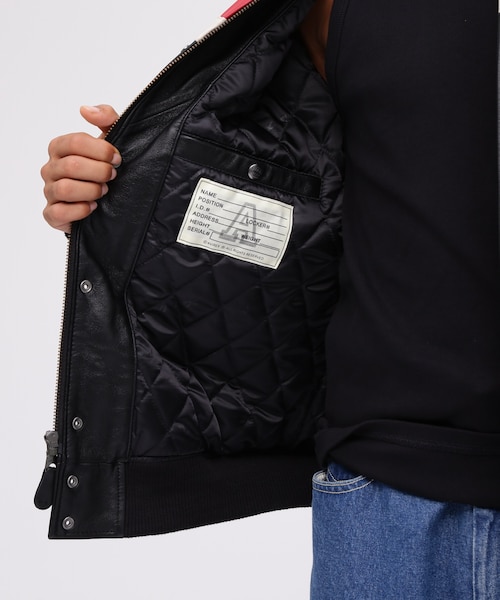 VARSITY JACKET RED AXES ／ バーシティジャケット レッドアクシズ