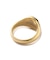 《AVIREXby J.H.M CO.，LTD. 》"VARSITY" SIGNATURE RING GOLD PLATED ／