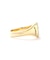 《AVIREXby J.H.M CO.，LTD. 》"VARSITY" SIGNATURE RING GOLD PLATED ／