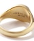 《AVIREXby J.H.M CO.，LTD. 》"VARSITY" SIGNATURE RING GOLD PLATED ／