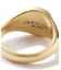 《AVIREXby J.H.M CO.，LTD. 》"VARSITY" SIGNATURE RING GOLD PLATED ／