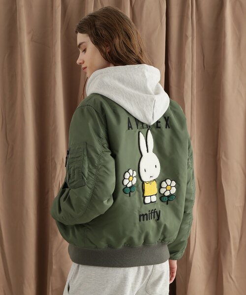 ☆AVIREX×miffy MA－1｜アヴィレックスの通販｜&mall