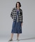 WAFFLE OMBRE CHECK DETACHABLE SHIRTS／ワッフルオンブレチェック デタッチャブルシャツ