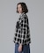 WAFFLE OMBRE CHECK DETACHABLE SHIRTS／ワッフルオンブレチェック デタッチャブルシャツ