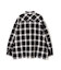 WAFFLE OMBRE CHECK DETACHABLE SHIRTS／ワッフルオンブレチェック デタッチャブルシャツ