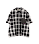 WAFFLE OMBRE CHECK DETACHABLE SHIRTS／ワッフルオンブレチェック デタッチャブルシャツ