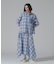 WAFFLE OMBRE CHECK DETACHABLE SHIRTS／ワッフルオンブレチェック デタッチャブルシャツ