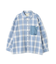 WAFFLE OMBRE CHECK DETACHABLE SHIRTS／ワッフルオンブレチェック デタッチャブルシャツ