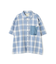 WAFFLE OMBRE CHECK DETACHABLE SHIRTS／ワッフルオンブレチェック デタッチャブルシャツ