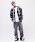 OMBRE CHECK SHIRT "NYC" ／ 長袖 オンブレーチェック シャツ "ニューヨーク シティ" ／ AVIREX