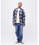 OMBRE CHECK SHIRT "NYC" ／ 長袖 オンブレーチェック シャツ "ニューヨーク シティ" ／ AVIREX