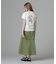 《WOMEN'S》HAND LIKE EMBROIDERY T-SHIRT／ハンドライク刺繍Tシャツ