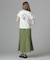 《WOMEN'S》HAND LIKE EMBROIDERY T-SHIRT／ハンドライク刺繍Tシャツ