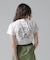 《WOMEN'S》HAND LIKE EMBROIDERY T-SHIRT／ハンドライク刺繍Tシャツ