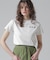 《WOMEN'S》HAND LIKE EMBROIDERY T-SHIRT／ハンドライク刺繍Tシャツ