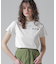 《WOMEN'S》HAND LIKE EMBROIDERY T-SHIRT／ハンドライク刺繍Tシャツ