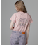 《WOMEN'S》HAND LIKE EMBROIDERY T-SHIRT／ハンドライク刺繍Tシャツ