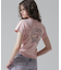《WOMEN'S》HAND LIKE EMBROIDERY T-SHIRT／ハンドライク刺繍Tシャツ