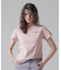 《WOMEN'S》HAND LIKE EMBROIDERY T-SHIRT／ハンドライク刺繍Tシャツ