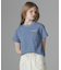 《WOMEN'S》HAND LIKE EMBROIDERY T-SHIRT／ハンドライク刺繍Tシャツ
