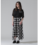 《WOMAN／直営店限定》SHEER LAYERED PRINT T-SHIRT／シアーレイヤード プリントTシャツ