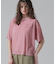 《WOMAN／直営店限定》SHEER LAYERED PRINT T-SHIRT／シアーレイヤード プリントTシャツ