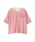 《WOMAN／直営店限定》SHEER LAYERED PRINT T-SHIRT／シアーレイヤード プリントTシャツ